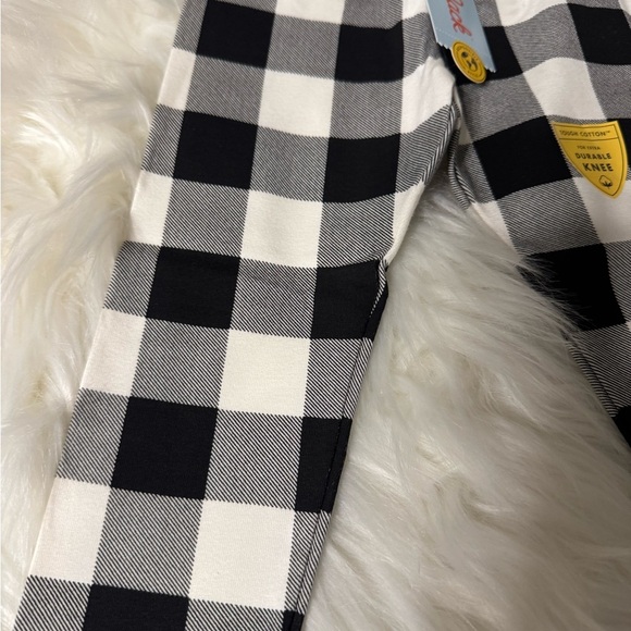 Cat & Jack Black and White Plaid Leggings Size 3T, NWT - Picture 3 of 6